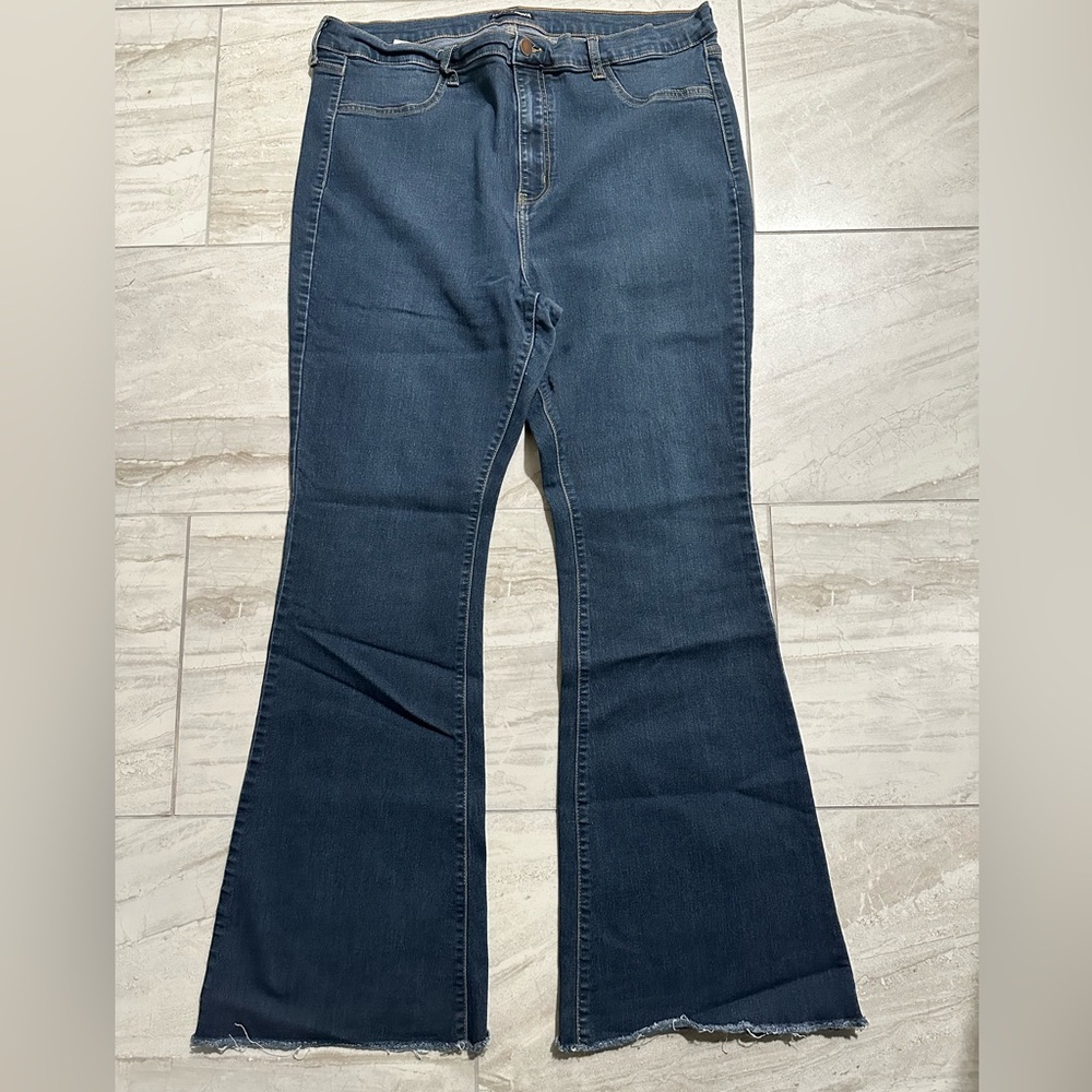 Fashion Nova Plus Size Flared Jeans